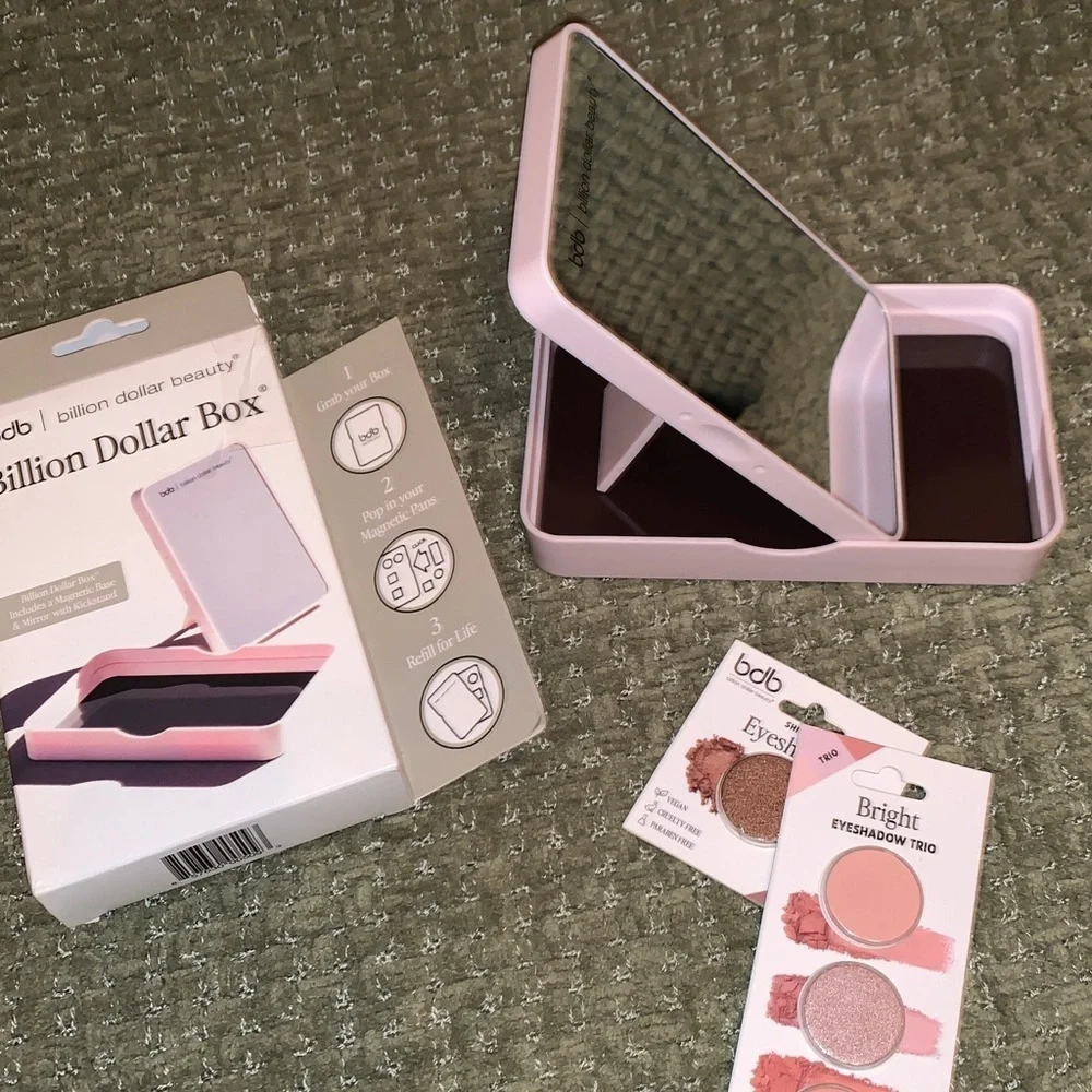 Billion dollar box, billion dollar beauty eyeshadow Trio, and eyeshadow NWT